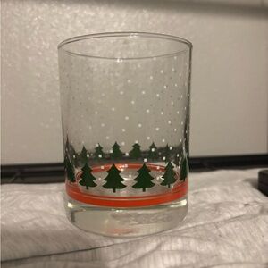 Vintage Libbey Christmas tree glass
